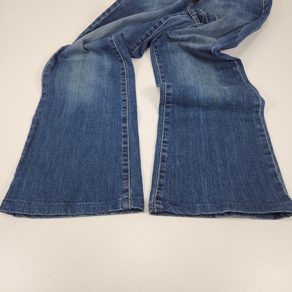 Womens Calvin Klein Jeans Mid Rise Boot Cut Size 30/10 Medium Wash Hemmed to 28" - Picture 7 of 13